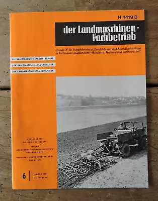 Buy Magazine Agricultural Machinery Specialist 6/1967 Tug - TB Unimog • 4.31$
