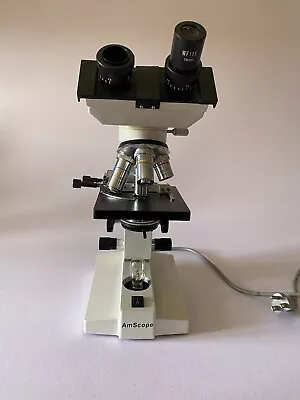 Buy AmScope 40X-1600X Binocular Biological Microscope • 45$