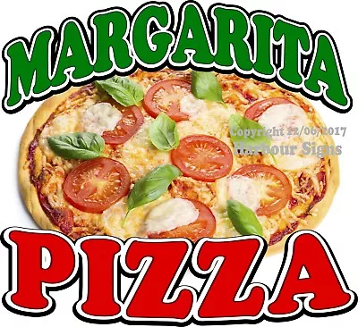 Buy Margarita Pizza DECAL (Choose Your Size) Food Truck Concession Sticker • 16.99$