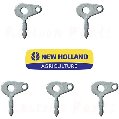 Buy 5Pcs New Holland Tractor Ignition Keys 9971268 Ford Case IH David Brown Leyland • 10.95$