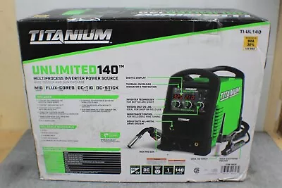 Buy Titanium UNLIMITED 140 Multi-Process Inverter Power Source Welder TI-UL140 • 389.99$