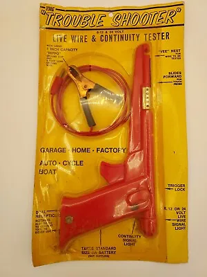 Buy Live Wire & Continuity Tester Vtg Us New Nos Auto Cycle Boat Trouble Shooter Gun • 19.99$