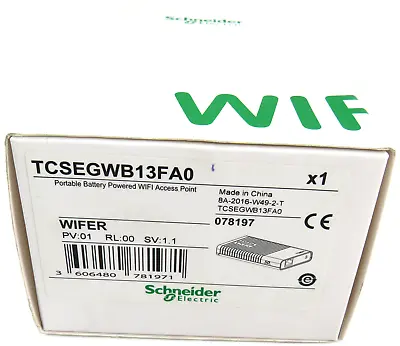 Buy SCHNEIDER ELECTRIC TCSEGWB13FA0 Automation Wifi Interface IP20 New • 43.79$