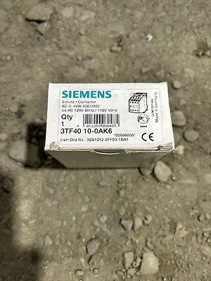 Buy Siemens 3TF40 10-0AK6 Contactor • 34.88$