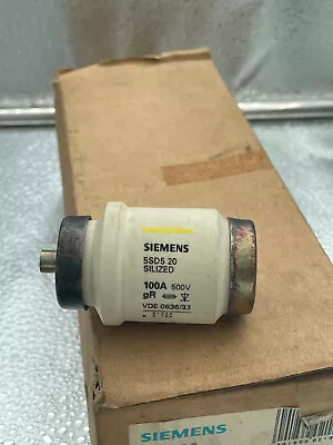 Buy Siemens Silized/Div Fuses: 5SD5 20/100A/500V, Size Mint • 78.88$