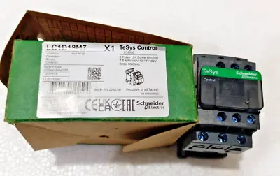 Buy Schneider Electric TeSys D Contactor LC1D18M7 Coil 220V 18A 3P AC 9kw/12.5HP • 73.79$