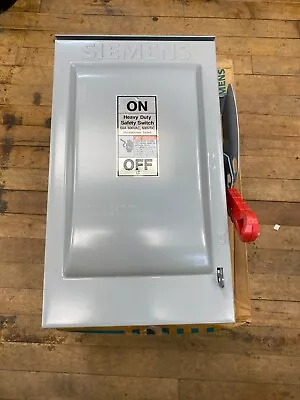 Buy Siemens HNF262R Safety Disconnect Switch Non-Fusible Heavy Duty 60A 600V NEMA 3R • 200$