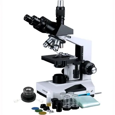 Buy AmScope T490B-DK 40X-2000X Trinocular Compound Darkfield Microscope • 496.99$