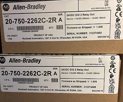 Buy Allen-Bradley 20-750-2262C-2R PowerFlex 750 24V DC IO Option Module • 182.68$
