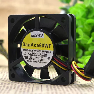 Buy SANYO SanAce 60WF Cooling Fan 9WF0624H7D04 24V 0.12A Funuc A90L-0001-0423#105S • 12$