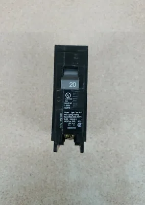 Buy Siemens HBL120 Circuit Breaker 20A 120/240V  1P HBL 20 Amp 1 Pole Bolt On Used • 17.99$