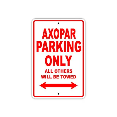 Buy Axopar Parking Only Boat Ship Yacht Art Notice Decor Novelty Aluminum Metal Sign • 10.99$