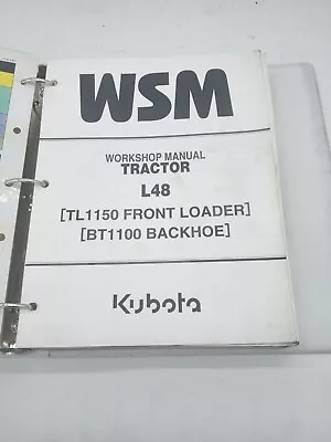 Buy Kubota L48 Tractor Loader Backhoe Workshop Service Manual OEM • 49.99$