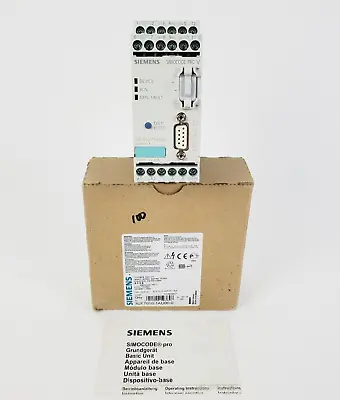 Buy Siemens 3UF7010-1AU00-0 SIMOCODE Pro V Motor Control Unit, New! • 374.99$