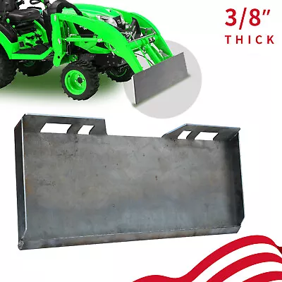 Buy 3/8  Quick Tach Attachment Mount Plate Skid Steer Hitch Steel Front Loader Plate • 160.50$