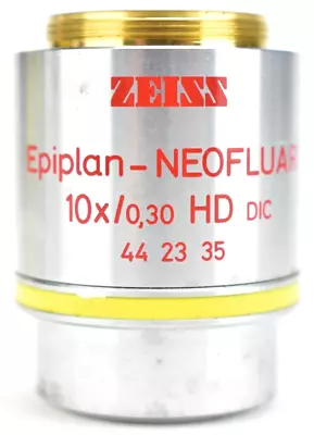 Buy Zeiss Epiplan-Neofluar 10x/0,30 - 10x/0.30 HD DIC Microscope Lens 222345 • 299.99$
