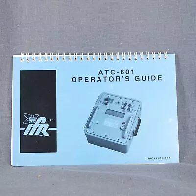 Buy NEW IFR ATC-601 Operator's Guide 1002-8101-100 • 16.95$
