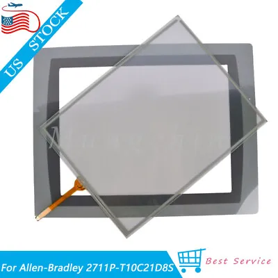 Buy New For Allen-Bradley 2711P-T10C21D8S PanelView Plus Touch Pad & Protective Film • 59.68$