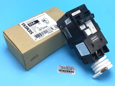 Buy New Circuit Breaker Siemens QF220 QF220A 20 Amp 2 Pole 120/240V Self Test GFCI   • 129.99$