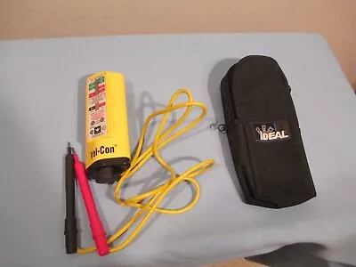 Buy Ideal 61-076 Vol-Con Voltage/Continuity Tester 600VAC/VDC W/ SOFT POUCH! • 39.88$