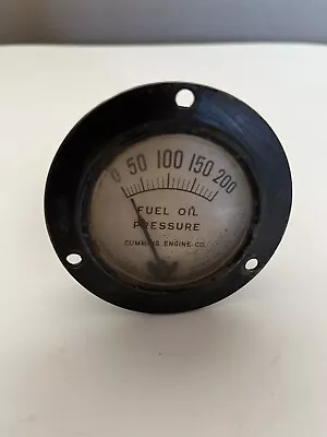 Buy Vintage Cummins Fuel Pressure Gauge. Take Off From 50’s Peterbilt. • 20$