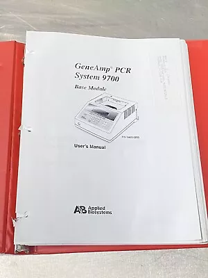 Buy Perkin Elmer PE GeneAmp PCR 9700 Base Module Thermal Cycler - Guide / Manual • 39.99$