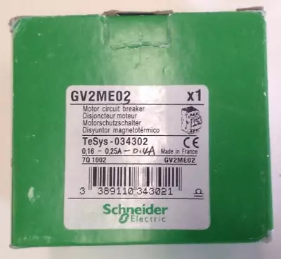 Buy Schneider Starter Motor GV2ME03 • 22.49$