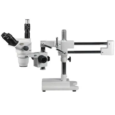 Buy AmScope 2X-225X Trinocular Boom Stereo Microscope W/ Focusable Eyepieces • 1,103.99$