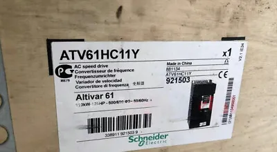Buy Schneider ATV61HC11Y 110KW Schneider Electric ATV61HC11Y New Frequency Converter • 6,988$