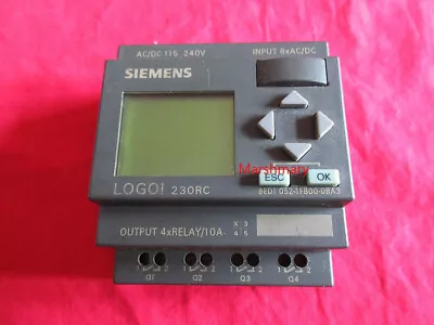 Buy 1PC Used Siemens 6ED1 052-1FB00-0BA3 LOGO 230RC 6ED1052-1FB00-0BA3 Good • 49.38$