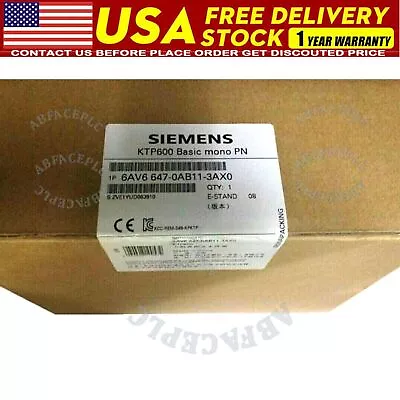 Buy New Siemens 6AV6647-0AB11-3AX0 SIMATIC HMI KTP600 6  Panel 6AV6 647-0AB11-3AX0 • 546.49$