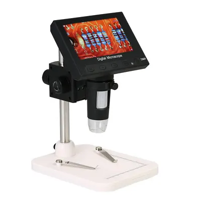 Buy 1000X 4.3  LCD Microscope 8LED Magnifier For Circuit Board Repair Soldering Tool • 72.27$