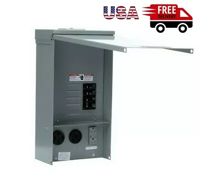 Buy 20/30/50 Amp Temporary RV Power Outlet Electric Outdoor Receptacle Housing Box • 344.90$