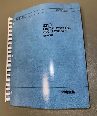 Buy Tektronix 2230 Digital Storage Oscilloscope Service Manual • 20$