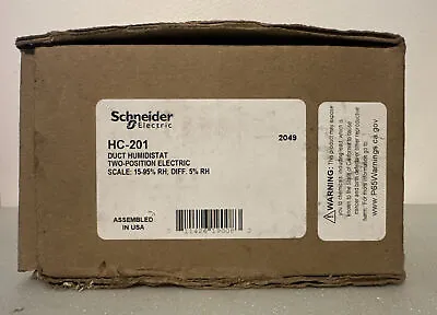 Buy Schneider Electric TAC HC-201 Two Position Electric Duct Humidistat, HC201 • 199.95$