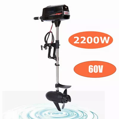Buy 2200W 60V Electric Outboard Motor Fishing Boat Engine Brushless • 493$