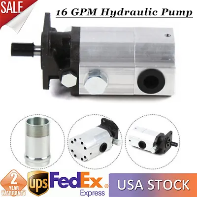 Buy For Speeco Huske Hydraulic Pump 2 Stage Gear 16 GPM Log Splitter Pump • 109.72$