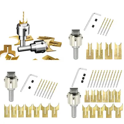 Buy Multifunction Wood Beads Drill Bits Tools Set Milling Router Cutter Woodworking • 22.99$