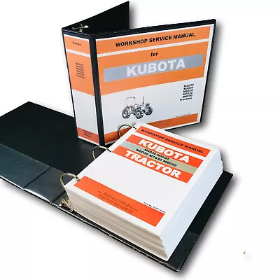 Buy Kubota M4030 M5030 M6030 M7030 M8030 Tractors Service Manual Repair Shop Book • 66.97$