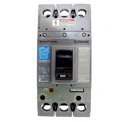 Buy Siemens Fxd62b250 Circuit Breaker, Fxd Frame, 250-amps, 2-pole, 600v • 298$