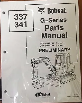 Buy Bobcat 337 341 G Series Skid Steer Parts Catalog Manual - Part Number # 6902790 • 50.05$
