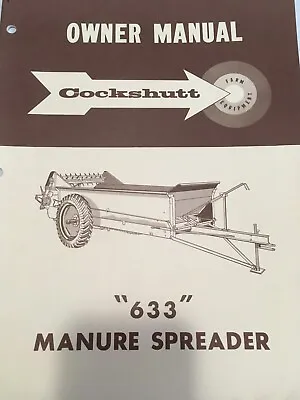 Buy Cockshutt 633 Manure Spreader Owner Manual • 21.55$
