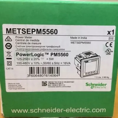 Buy New Schneider METSEPM5560 Multifunctional Instrument PM5560 Power Logic Meter • 789$