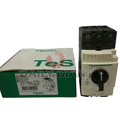 Buy New Schneider Electric GV3P50 TeSys GV3 Circuit Breaker Thermalmagnetic 37-50A • 196.39$