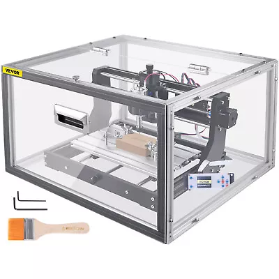 Buy VEVOR CNC Router Machine 3018 PRO 3-Axis Engraving With Transparent Enclosure • 259.99$