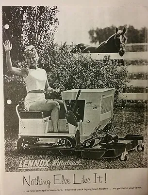 Buy Lennox Kittytrack Garden Tractor Lawn Mini Dozer Crawler Sales Brochure +BONUS • 63.74$