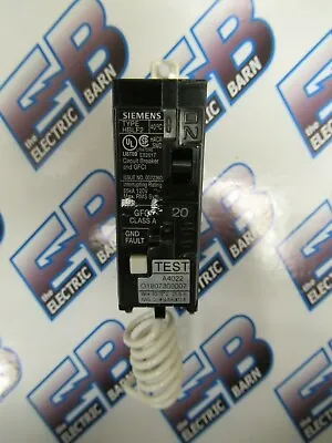 Buy Siemens BF120AHH, 20 Amp, 120 Volt, 1 Pole, 65K, GFCI Circuit Breaker- WARRANTY • 200$