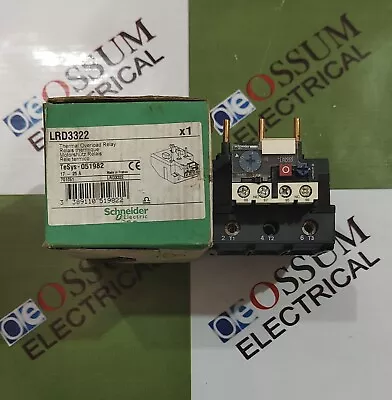 Buy Schneider Electric Lrd3322 Thermal Overload Relay Range 17-25a Freefast Shipping • 94.85$