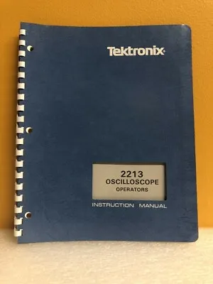 Buy Tektronix 070-3397-00 2213 Oscilloscope Operators Instruction Manual • 39.99$