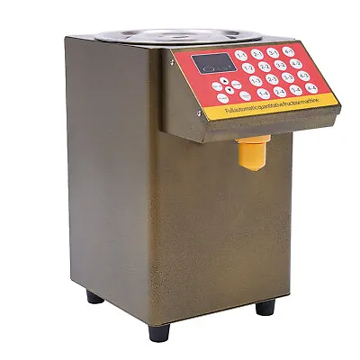 Buy 8L Auto Fructose Dispenser Bubble Tea Equip Quantitative Machine For Coffee Shop • 121.60$